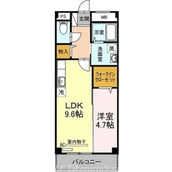 リリベールの物件間取画像